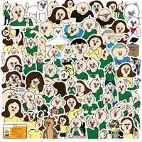 73pcs Cute Cartoon Bang Bang Tang Tang Stickers for Kids Funny Waterproof Decals DIY Phone Laptop Stationery Kawaii Sticker Toys 1