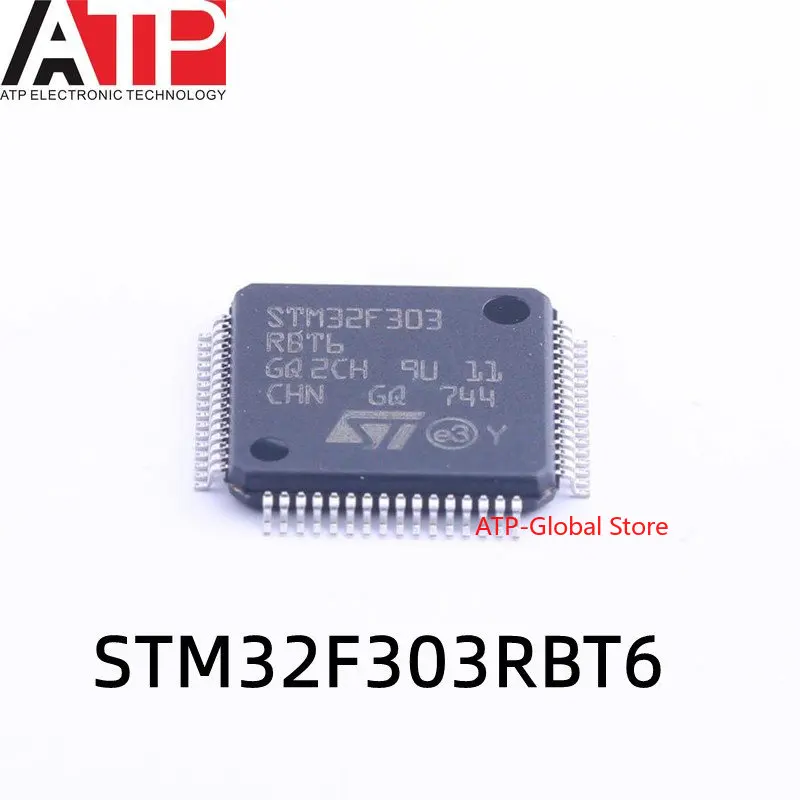 

10PCS STM32F303RBT6 LQFP-64 STM32F303 Original inventory of integrated chip IC