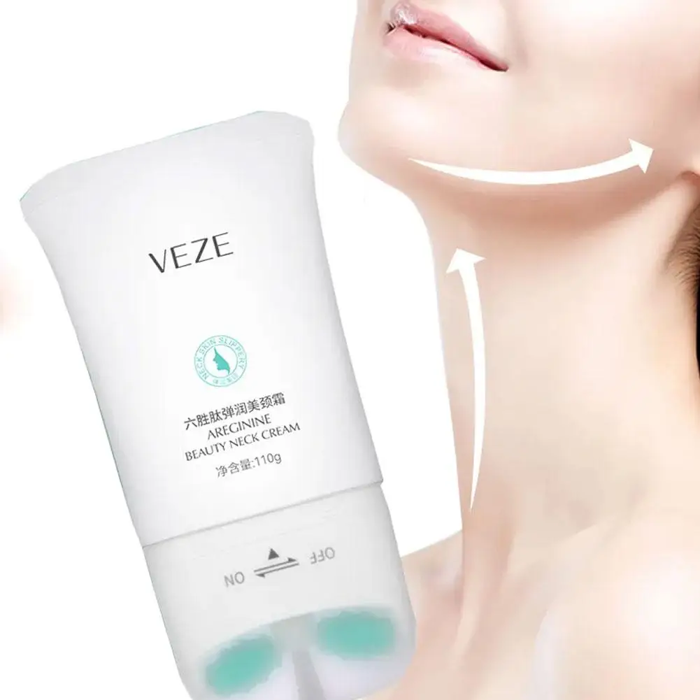 

VEZE Six Peptides Lifting Firming Roller Neck Cream Moisturing Skincare Hyaluronic Massage Cream Anti-Wrinkle Body V-shaped U5W7