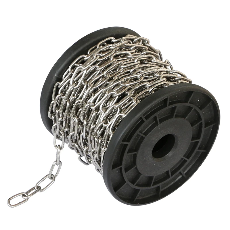 Meter 304 Stainless Steel Chain 2-8mm Waterproof and Rustproof