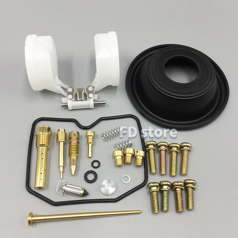 

For 1987-2005 Kawasaki KLR250 KLR 250 Motorcycle Carburetor Repair Kit Diaphragm float oil needle parts