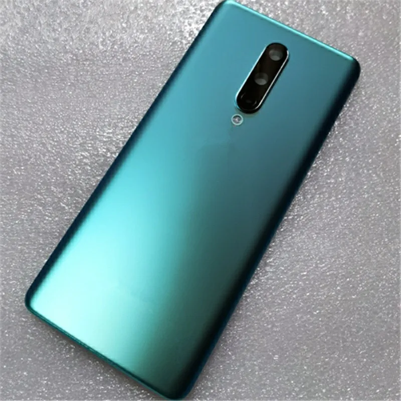 문짝 휴대폰 후면 케이스 및 카메라 렌즈 교체, Oneplus8 하우징, 6.55 인치 유리 배터리 후면 커버 수리