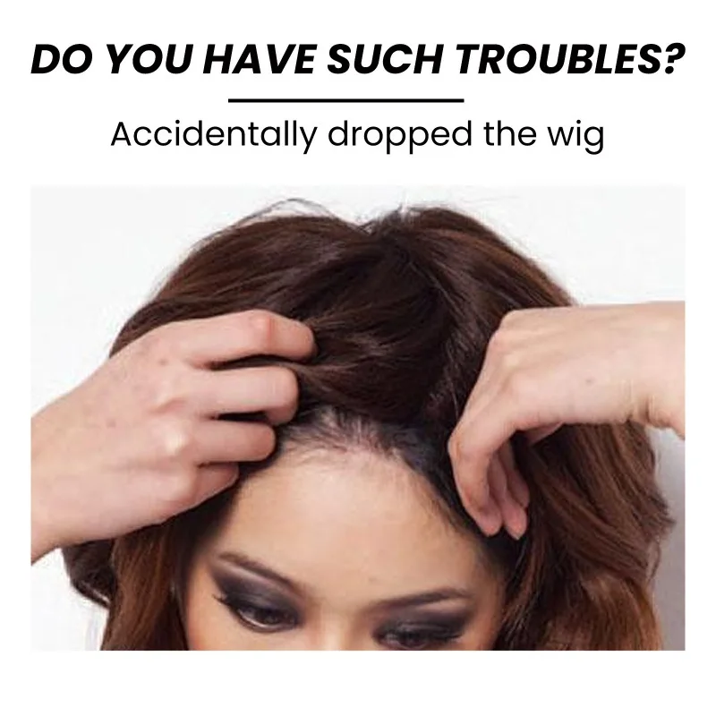 Wig Glue Waterproof Hair Replacement Adhesive Hair Curtain Hairline Covering Liquid Quick Drying Invisible Bonding Wig Tool