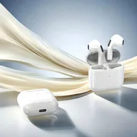 Pro4 TWS Bluetooth Headphones 9D Stereo Wireless Earphones InEar HiFi Earbuds HandsFree Headset With Microphone For Xiaomi 1
