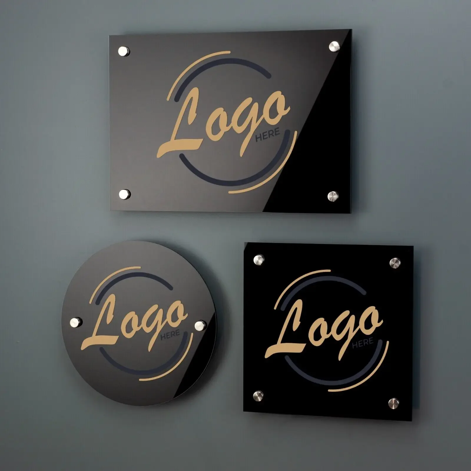 Customized Acrylic Business Plaque House Number Sign with Your Logo Personalized Address Signage Door Plaque 2