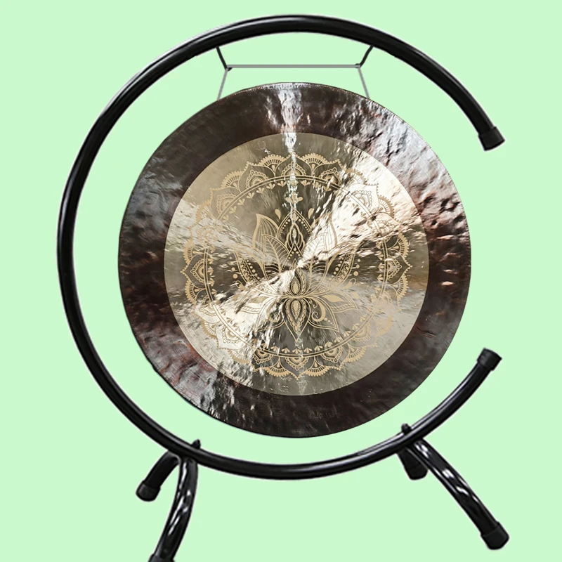 Handmade yoga practice gong 28 inch Lotus wind gong from wuhan factory