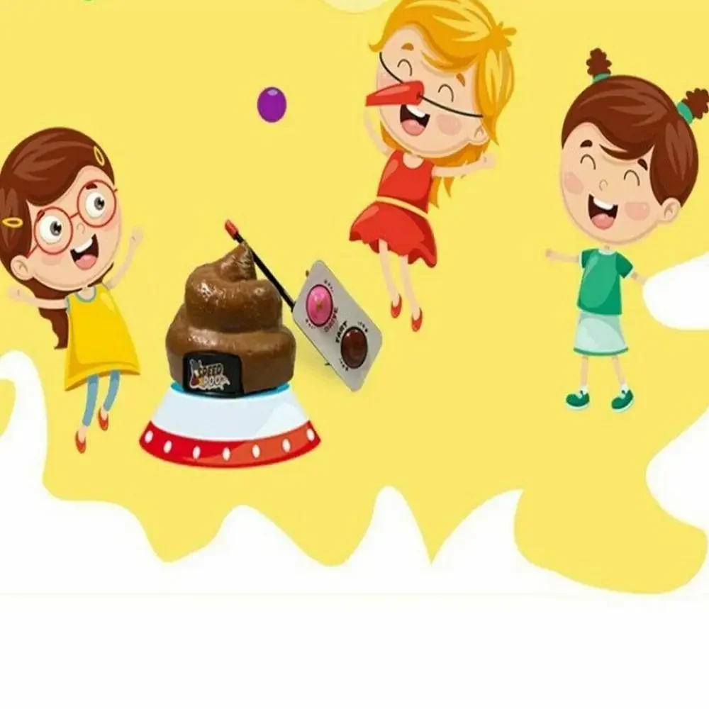Remote Control Speed Poo Decompression Poop Toy Stool Funny Toy Remote Control Car Trick People Trick Kids Joke Prank Toys For prank toys,joke toys