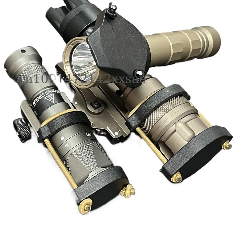 Surefire Scout Light Flashlight Lens Protective Cover Weapon Light Tactical Front Lens Cap M300 M600 Modlite M951 Protector