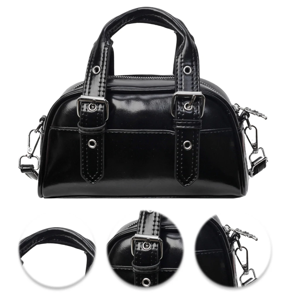 

Женская модная сумка через плечо из искусственной кожи с регулируемым ремешком, стильная сумка через плечо, однотонная простая сумка, кошелек для фотографий