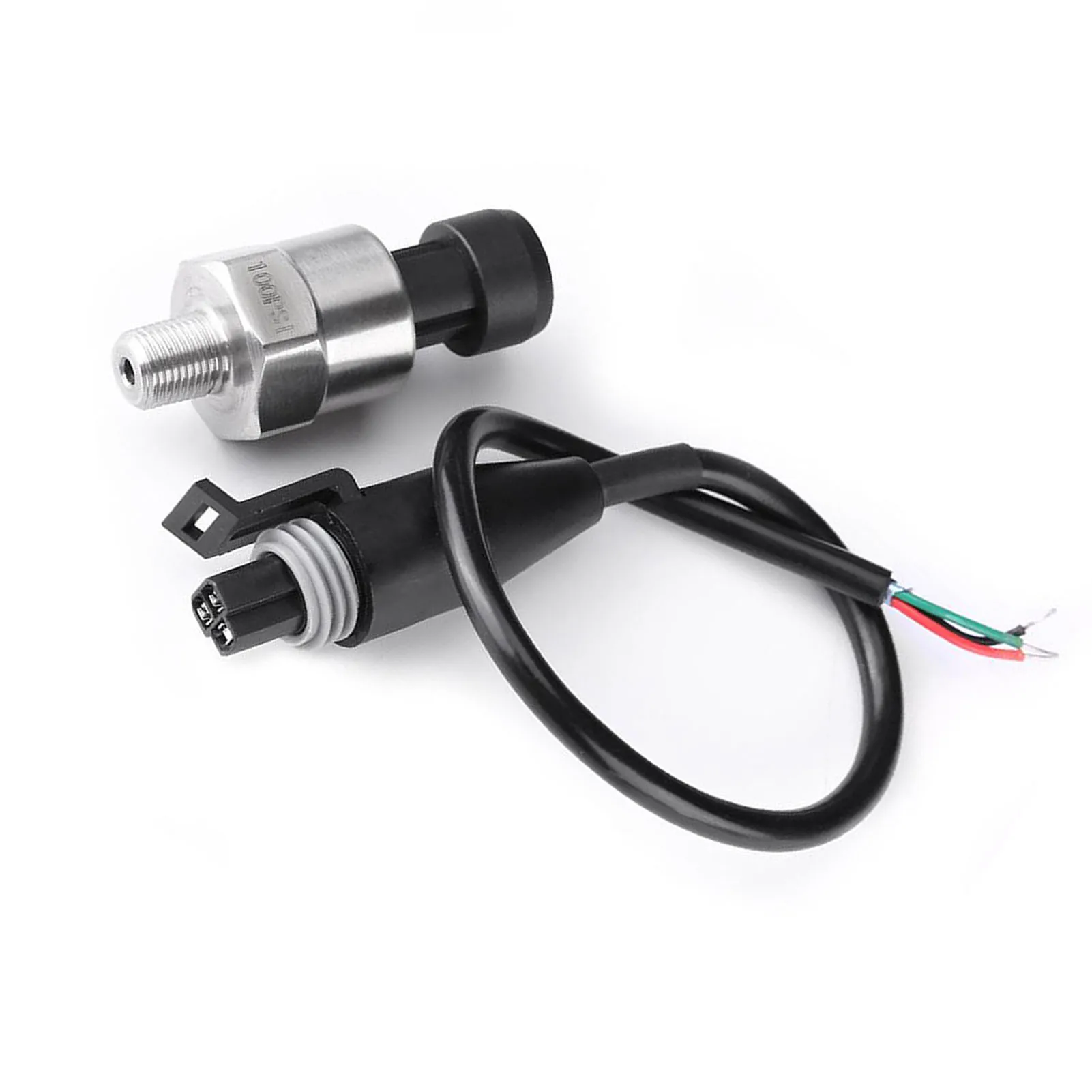30/100/150/200/300/500Psi Stainless Steel Pressure Gauge Sender Transducer Transmitter Sensor DC 5V For Oil Fuel Air Water (100P