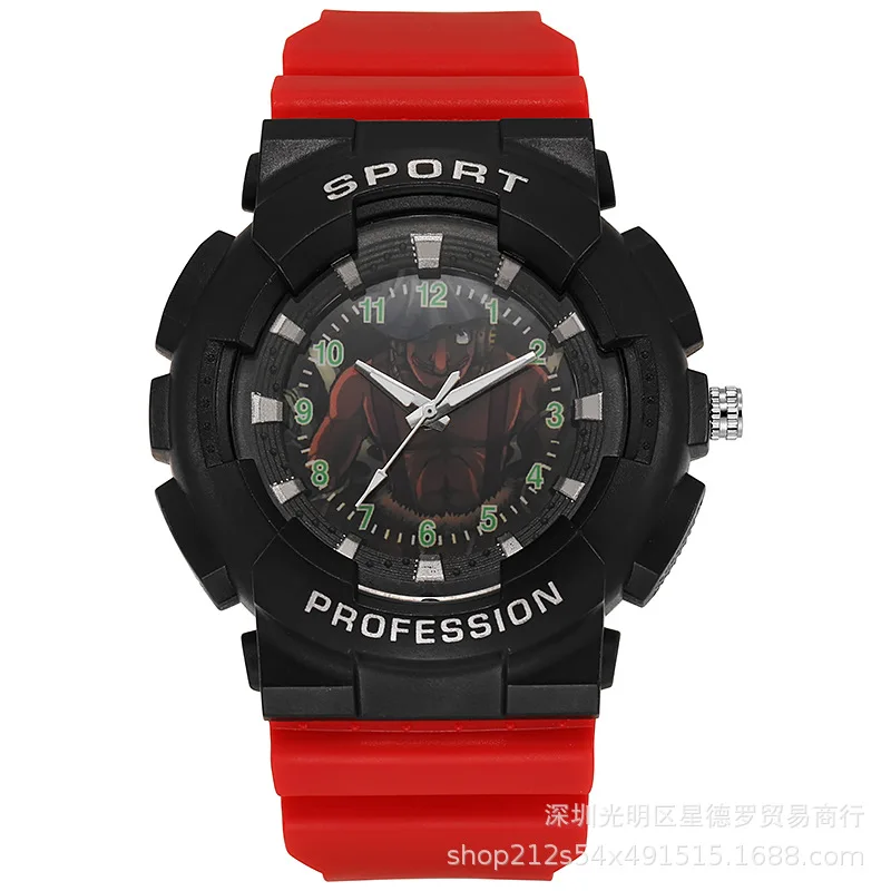 One Piece Kids Waterproof Watch – Luffy Anime Quartz Sports Gift