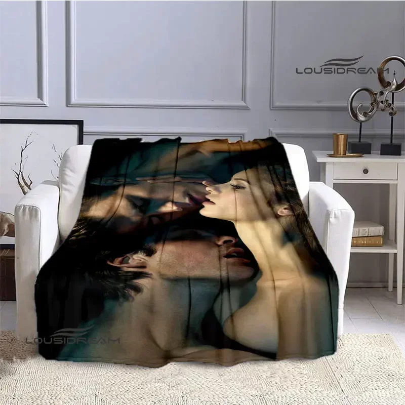 The Vampire Diaries Damon salvatore blanket flannel blanket home travel blanket children warm blanket bed linings birthday gift 2