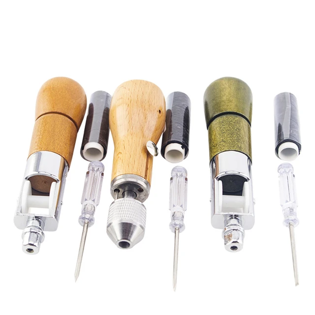 Leather Sewing Awl Thread Hand Sewing Machine Speedy Lock Stitcher Thread  Needles DIY Craft Shoemaker Canvas Repair Tools