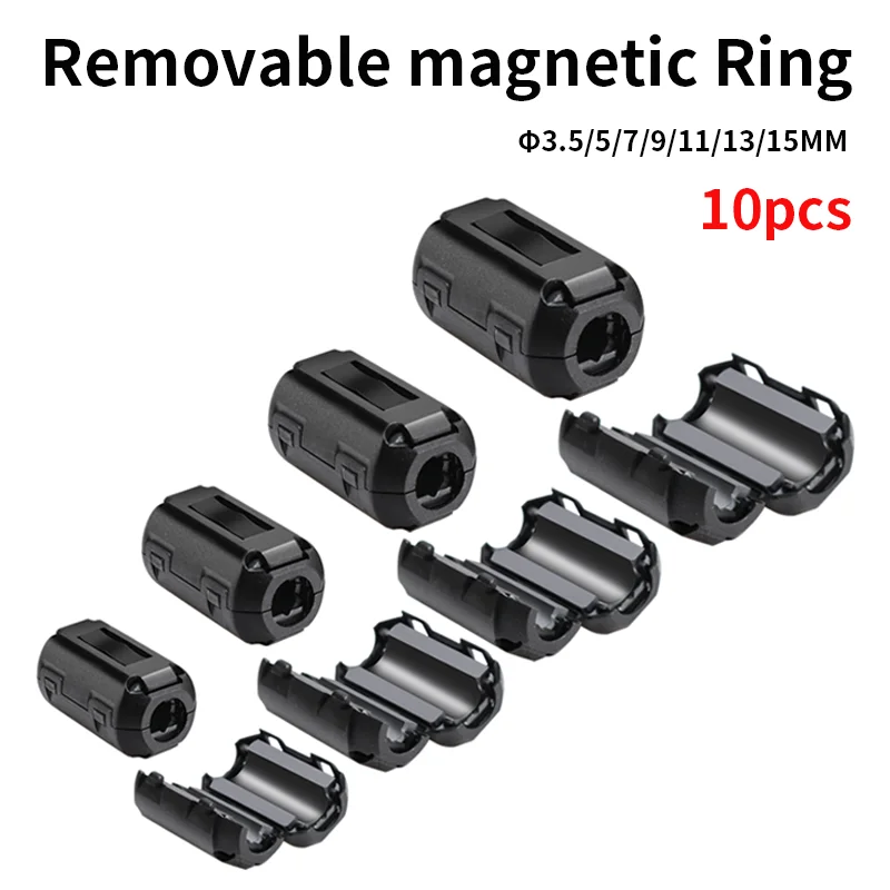 

Demagnetization Filter Snap Ring Magnetic Filter Anti-interference Detachable Electromagnetic Diameter 3.5/5/7/9/11/13/15mm