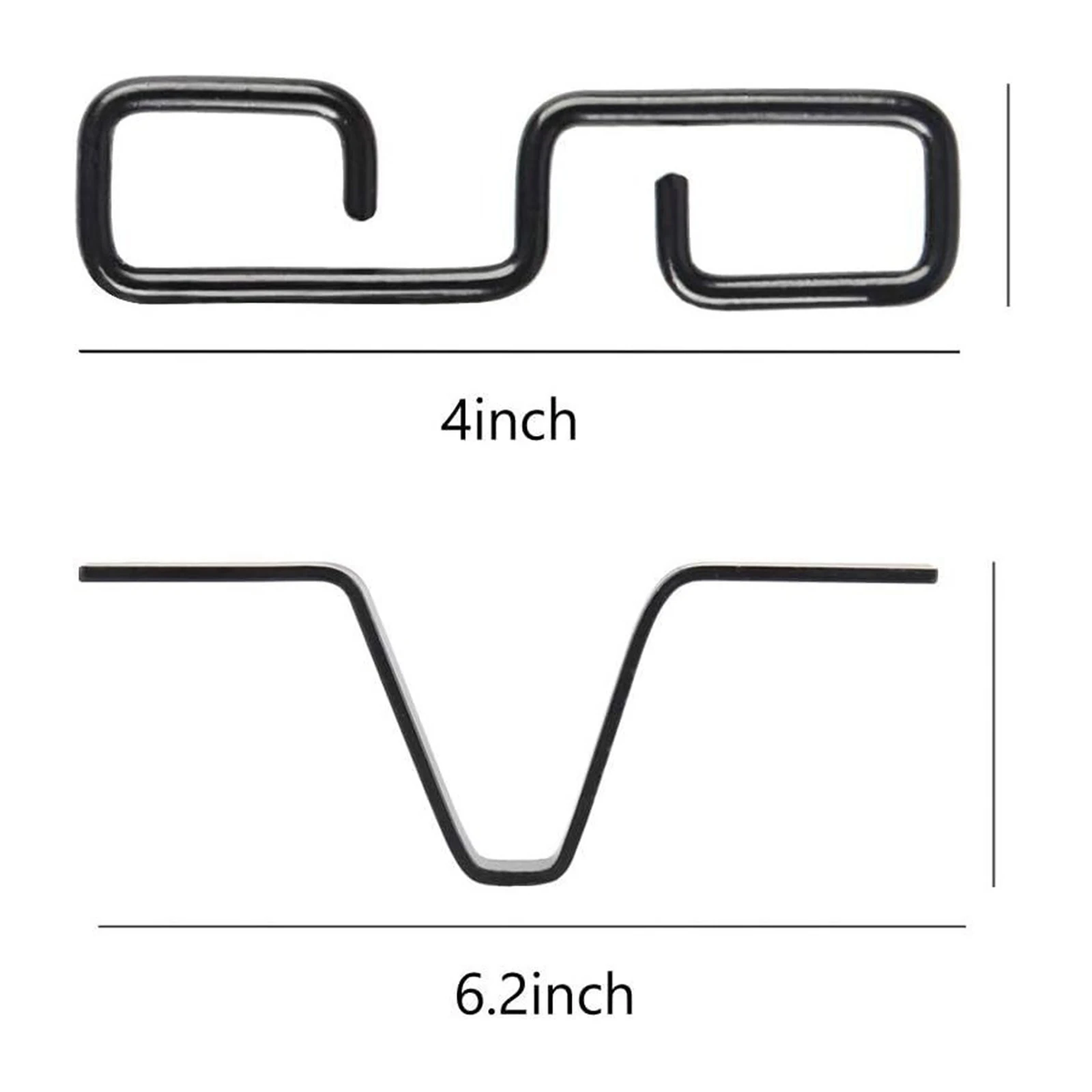 Rain Chain Gutters Adapter Clip V Shaped Hook Hanger for Rain Chimes Downspout Sturdy V Shaped Installation Chain Hook