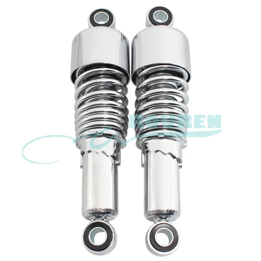 

1 Pair 267mm Rear Shock Absorbers Spring Motorcycle Adjustable Suspension Chrome For Harley Sportster Touring XL1200 Modified