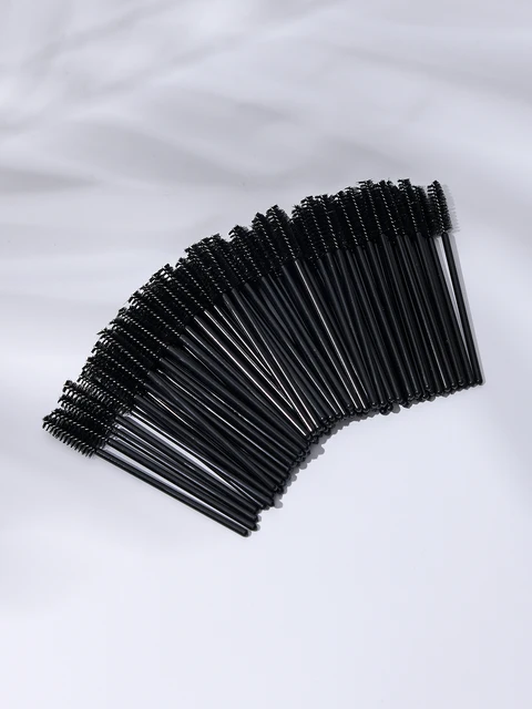 100PCS Eyelash Brushes Makeup Brushes Disposable Mascara Wands Applicator Spoolers Eye Lashes Cosmetic Brush,lash extension tool