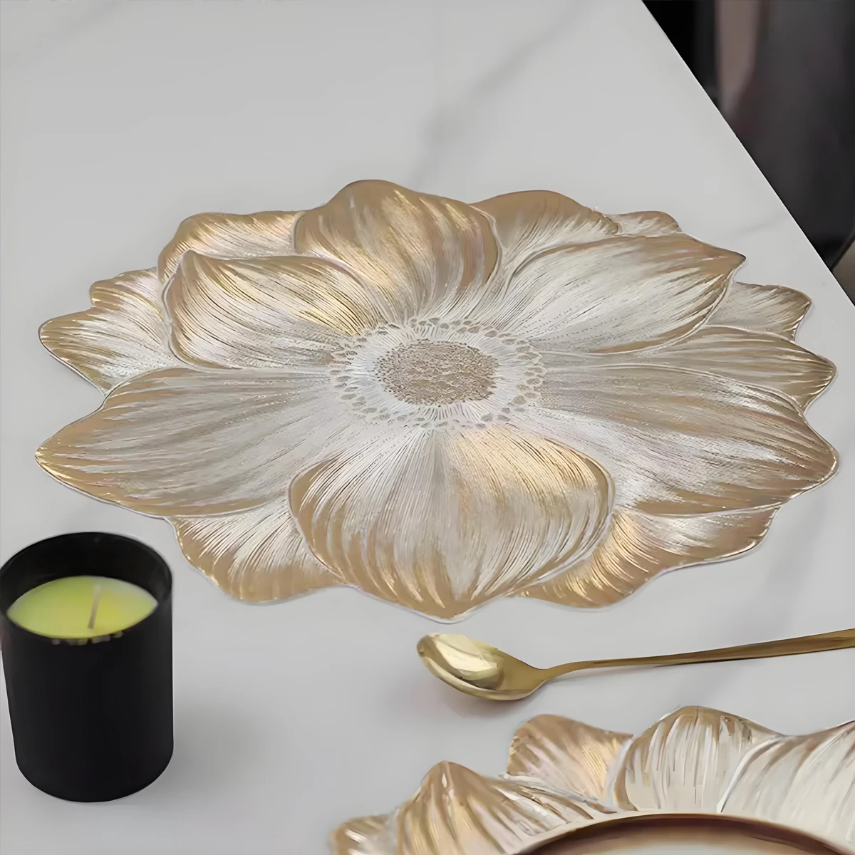 Lotus Heat Resistant Coaster Set 3