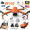 KF102 4K HD GPS Drone with Dual Camera 2-Axis Gimbal Optical Flow WiFi FPV, Foldable Quadcopter Toy for Aerial Photography 1