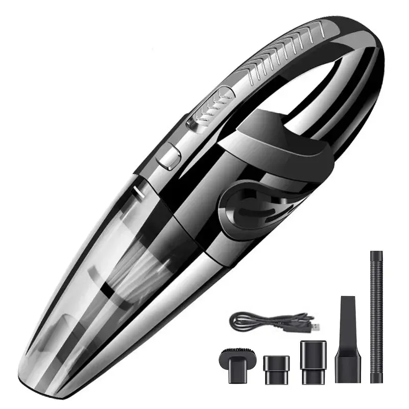 Wireless Vacuum Cleaner Powerful Cyclone Suction Rechargeable Handheld Car Vacuum Cleaner Quick Charge for Car Home Pet Hair 1