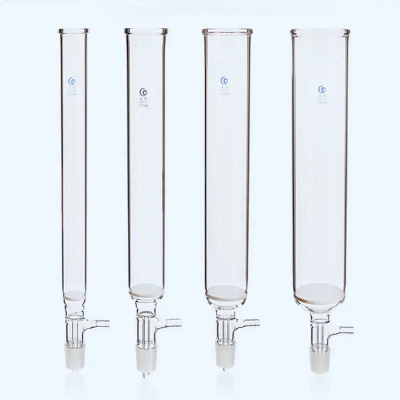 1pcsLabglasschromatographiccolumnwith1924frostedconnection