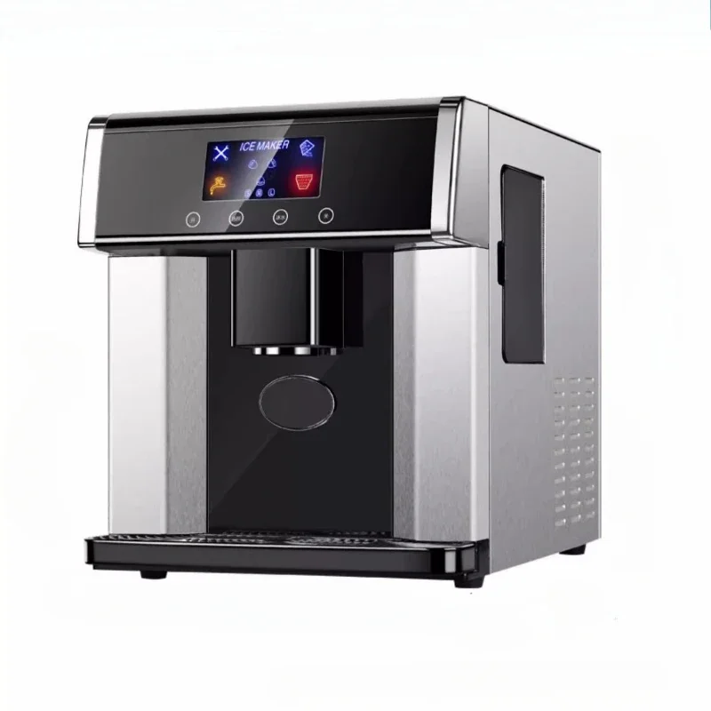 Commercial Automatic Ice Cube Maker Water Dispenser Cooler Household Portable Stainless Steel Ice Machine Kostkarka Do Lodu 2