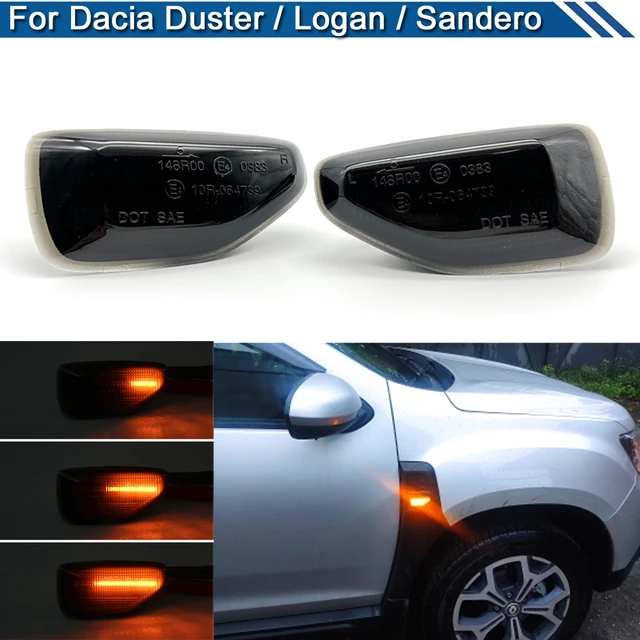 LED Side Fender Marker Lamp For Dacia Duster MK2 17-21 Logan MK2 12-17  Sandero II 12-17 Amber Turn Signal Lights - AliExpress