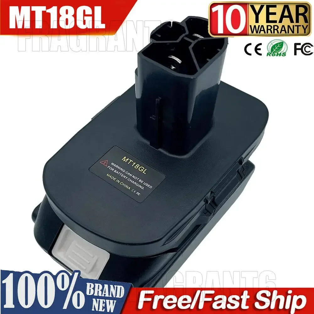 battery adapter for craftsman 20v cordless tools dm18man adaptor for dewalt 20v milwaukee 18v li on battery convert MT18GL Battery Adapter for Craftsman Power Tools, for Makita 18V Lithium ion Battery Convert to for Craftsman 19.2 Volt Battery