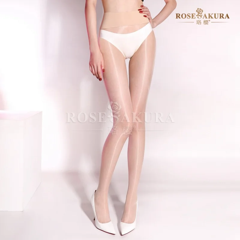 Ultra thin seamless Condensative Aurora Oil Pantyhose 624 pin high-density Silky soft pantyhose