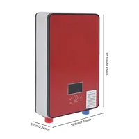 Chauffe-eau électrique 6500 W avec douche à main, température de l'eau 30-55 ℃   Chauffe-eau sans réservoir 6