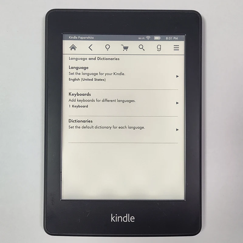 Ebook Reader 6 inch Ink Touch Screen E-ink Multinational Languages