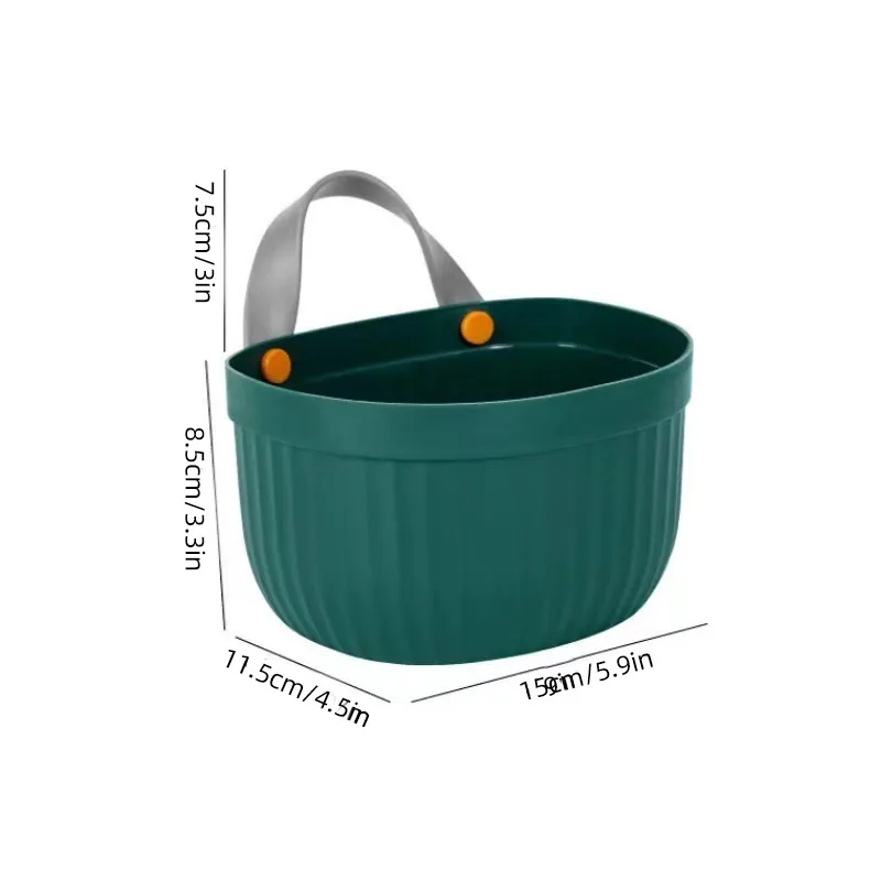 Kitchen Onion Ginger Storage Basket With Hook Vegetable Fruit Organizer Holder Household Bathroom Sundries Hanging Basket