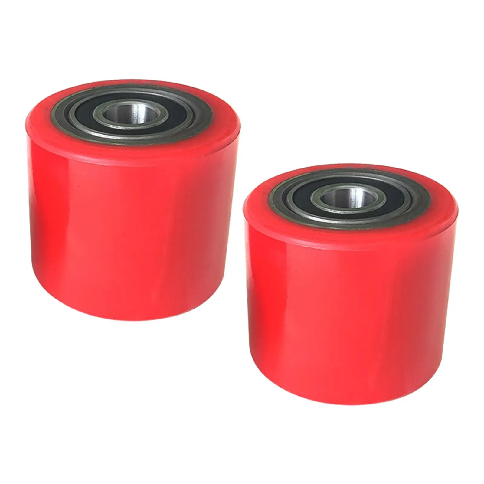 2 Pieces Pallet Truck Wheels Ground Bull Cart Forklift Casters Forklift Wheel Portable Sturdy CNC Guiding Wheel Truck Load Wheel