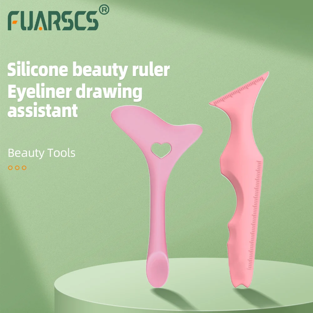 SiliconeEyelinerRulerStencilWingTipsMakeupAssistEyelinerTool