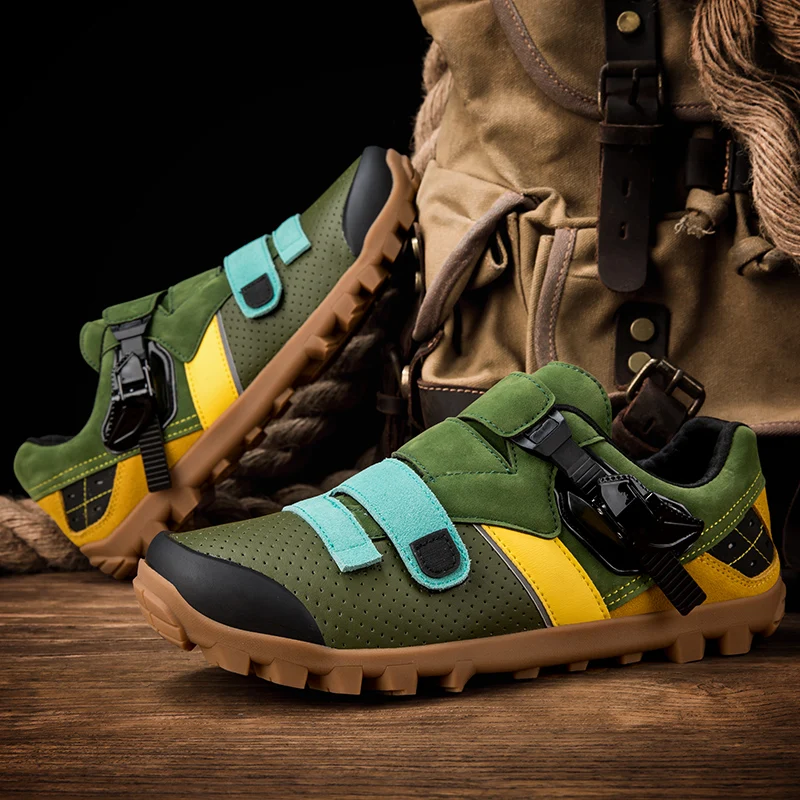 Cycling shoes mtb Men Mountain Footwear Bicycle Indoor Cycling Sneaker speed winter Lock Cleat shoes bicycle trekking cycling shoes