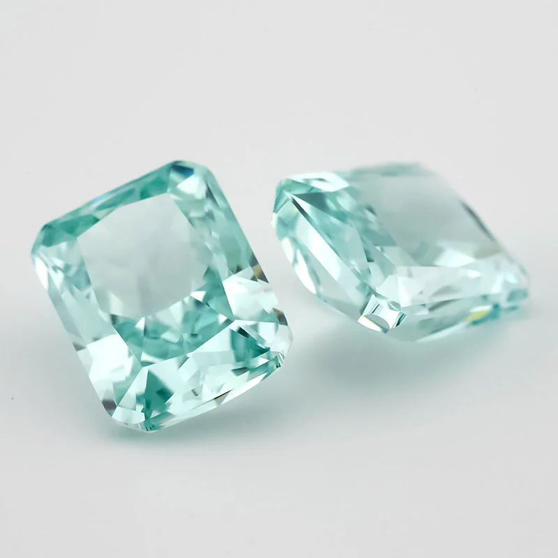 6x8mm 7x9mm Oktagon Radiant Crushed Ice Cut Lose Kubische Zirkonia 5A Verschiedene Farben Synthetische CZ-Steine für Schmuckherstellung