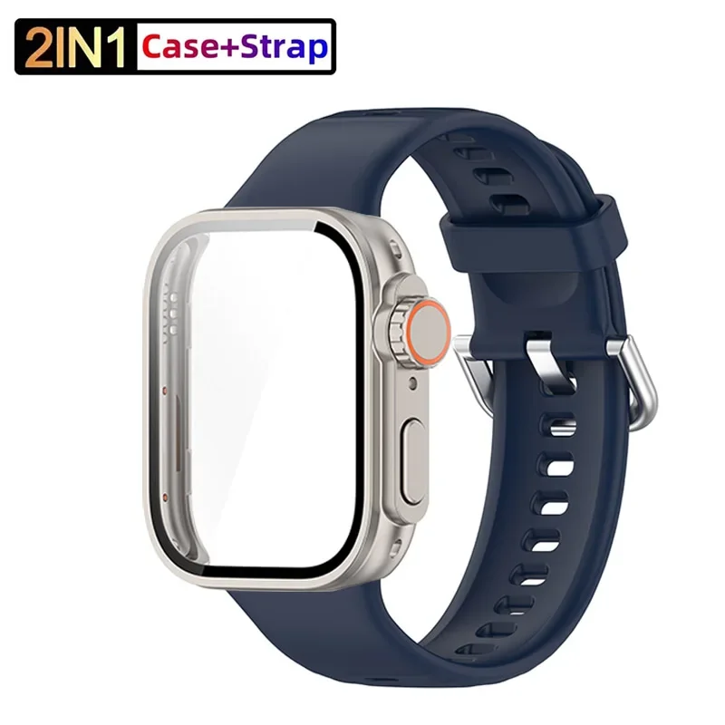Premium Silicone Strap with Ultra2 Case and Screen Protector