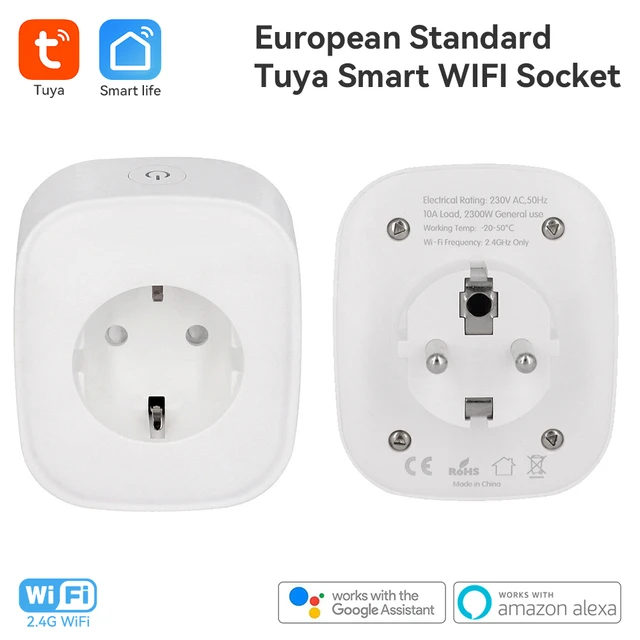 Tomacorriente Smart Life Socket Wifi Luz RGB Alexa Google - Mi casa  inteligente