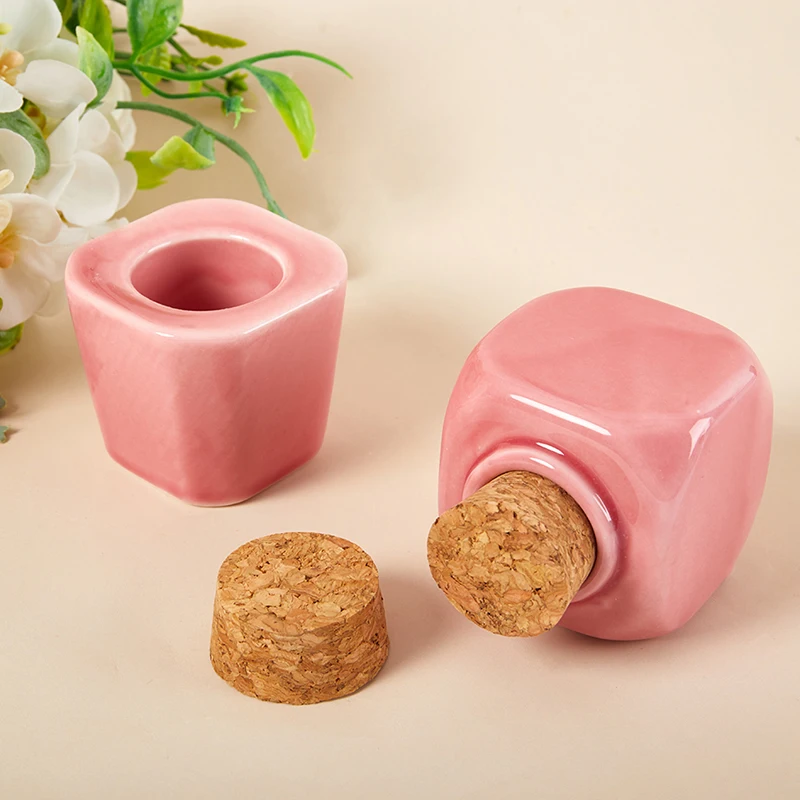 1pc Porcelain Material Nail Art Acrylic Glass Dappen Dish Liquid Glitter Bowl Powder Container Ceramic Glass Dappen Dish Bottle