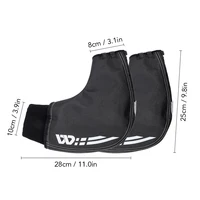 Bicycle Handlebar Warm Gloves Windproof Motorcycle Mittens Cold Weather Hand Warmers for MTB Commuter Water Resistant Bar Gloves 2