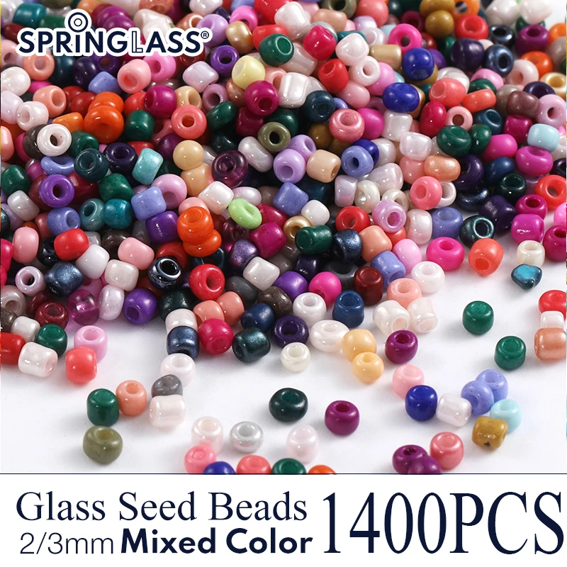 

12/0 8/0 Glass Seed Beads for Jewelry Making Bulk Mixed Colorful Spacer Beads Set for DIY Bracelet Earring Necklace Craft
