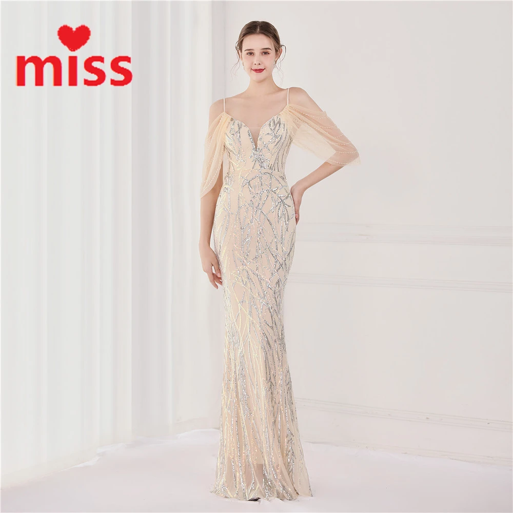 

Luxury Party Dress Handmade Beaded Toast Dress Bridal Wedding Model Exhibition Vestidos Long Evening Dresses Vestidos De Mujer