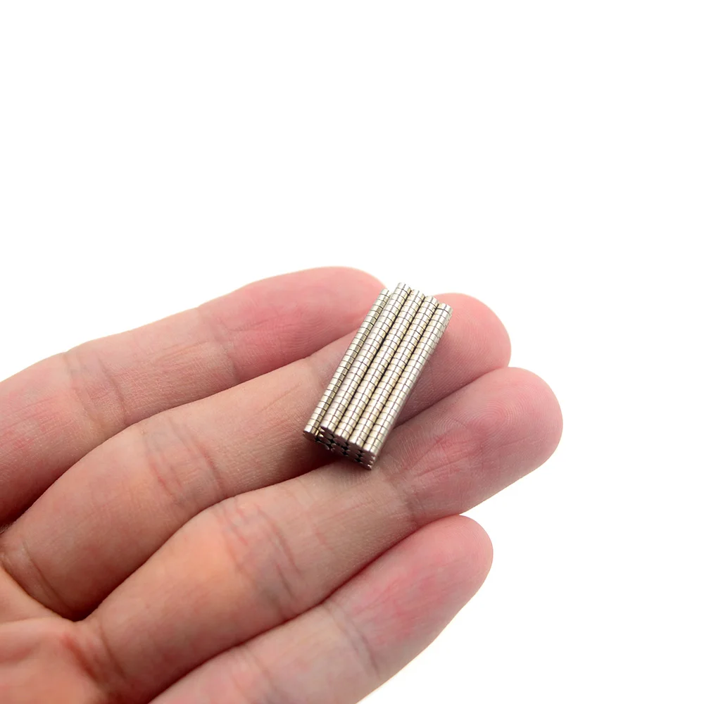 20~500PCS 2x1 Small Round Magnet 2*1mm Neodymium Powerful Magnetic 2x1mm Permanent NdFeB Strong Magnet 2*1 mini Disc magnet