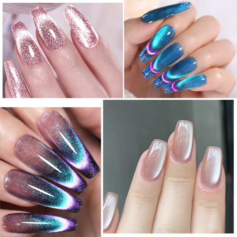 Magnetic nail art tools strong cat magnetic stick for reflective nails cat magnetic gel nail polish
