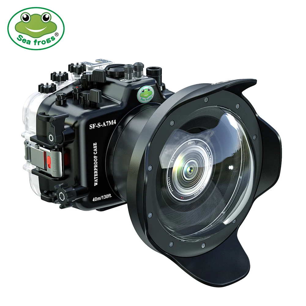 Seafrogs 스쿠버 다이빙 카메라 케이스 커버,  A7 Mark III A7 IV 수중 사진 장비, 방수 카메라 하우징