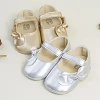 Meckior Exquisite Baby Girl Princess Shoes Gold Bow Newborn Durable Comfortable Outdoor Toddler Ballet Slippers Kids Girls Shoes 1