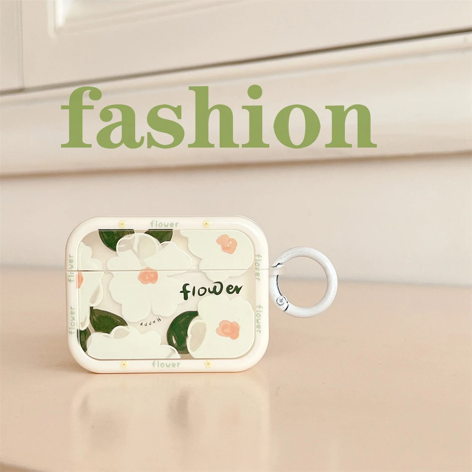 Per Apple Airpods Pro 2 3A Custodia Flower & Fashion Custodia Per Auricolari In Silicone Air Pods 2 Cover Airpod Pro / Airpod 3 Fundas