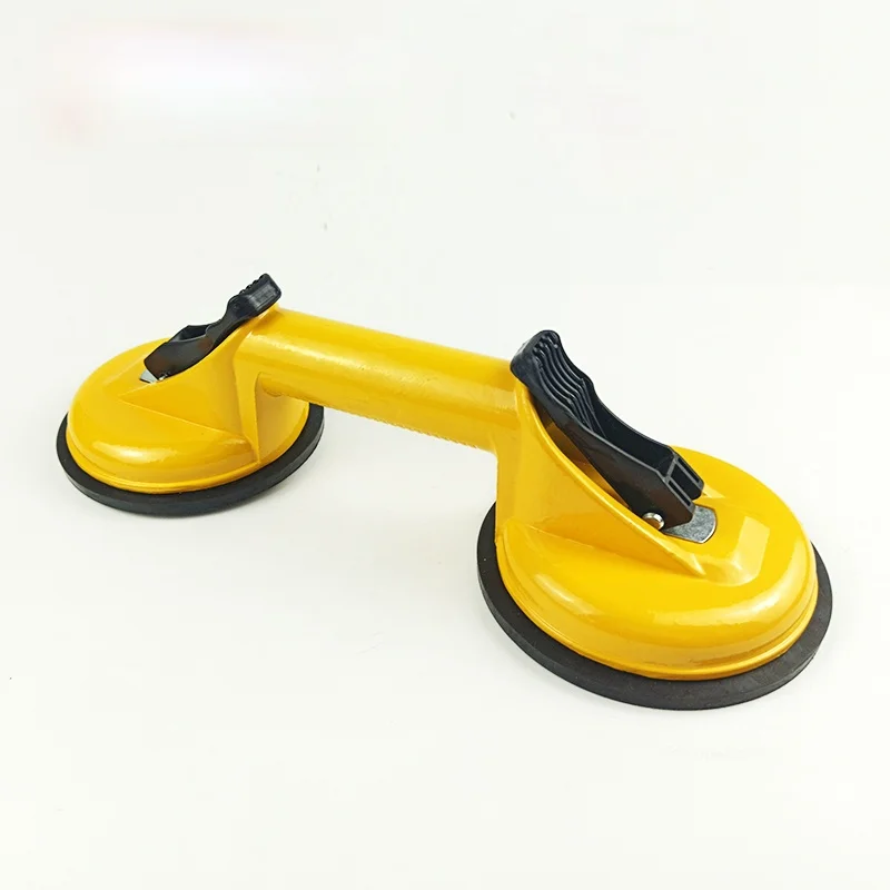 Single Aluminum Alloy Rubber Round Glass Suction Cup