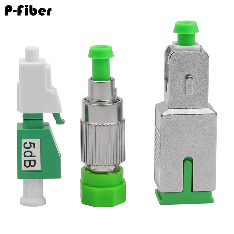 5pcs LC/APC attenuator FM female to male SC/APC FC APC 0db 5db 10db 7db ...
