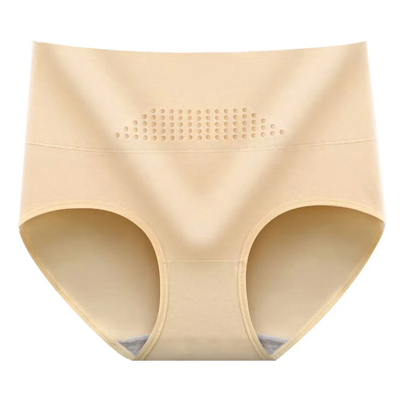

1pcs Women's Cotton Panties High Waist Body Shaper Underwear Plus Size M-2xl Sexy Ladies Briefs Breathable Solid Female Lingerie